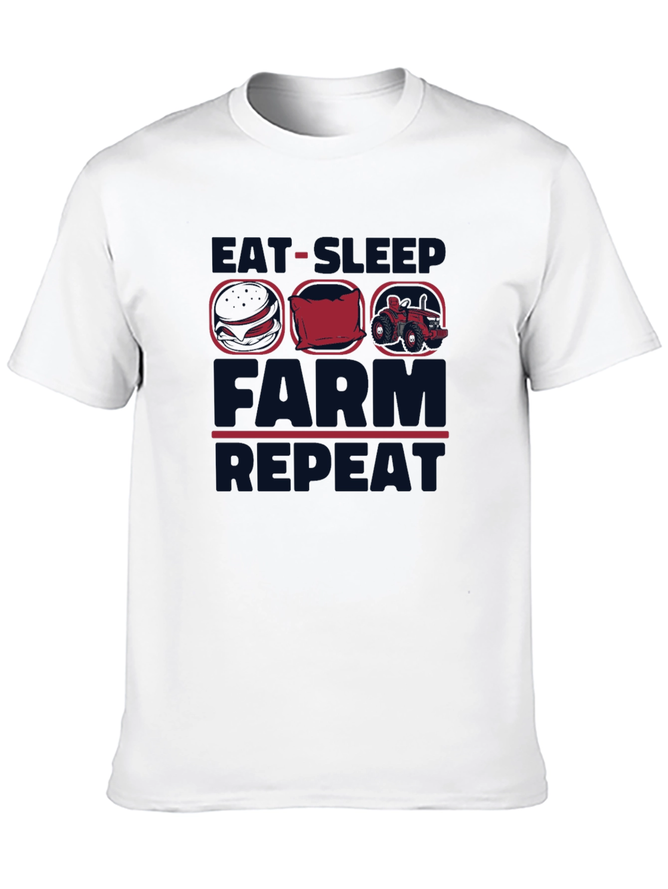 Eat Sleep Farm Repeat Graphic Tee - 10