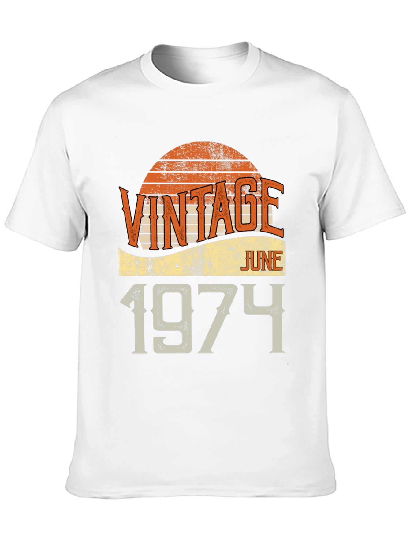 Black Vintage June 1974 T-Shirt view 10