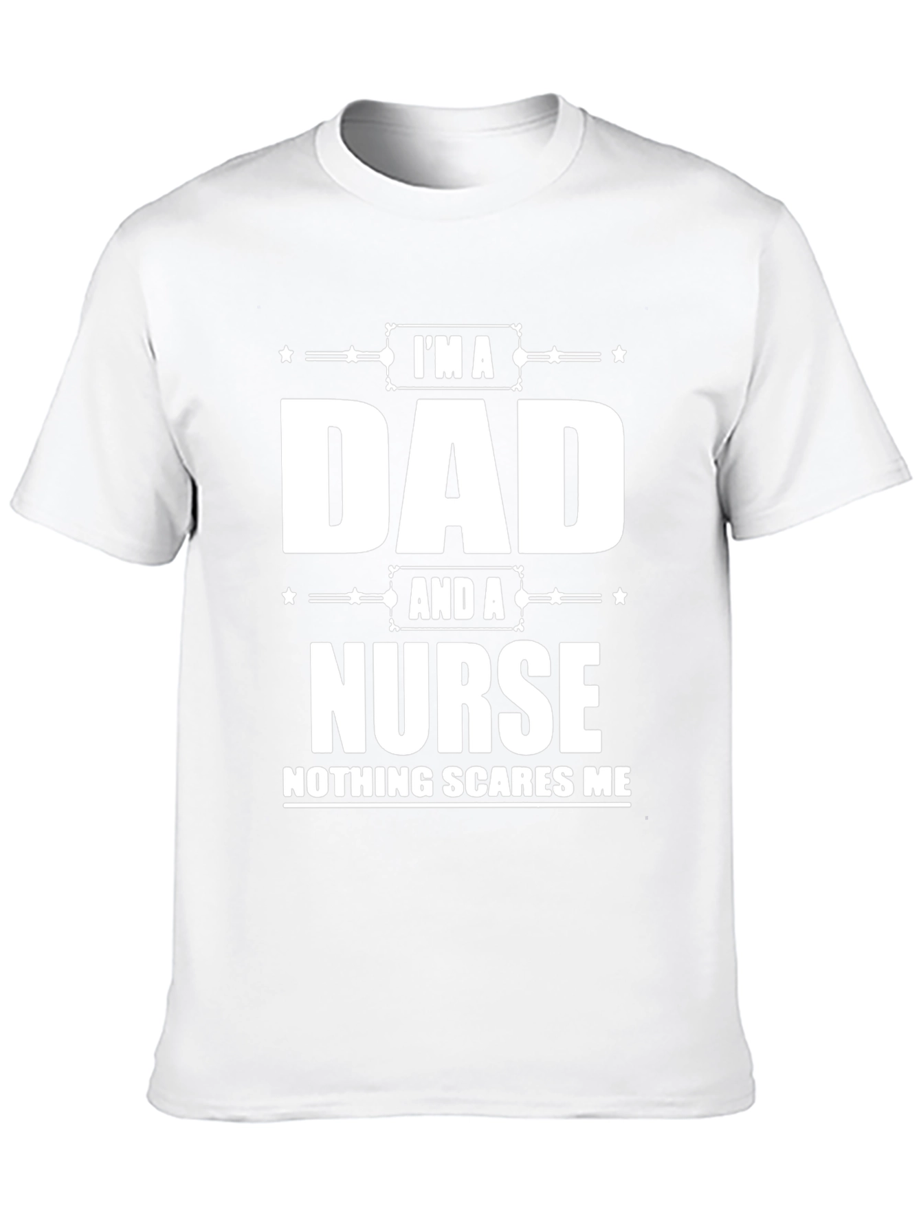 Black Dad and a Nurse Funny T-Shirt view 10