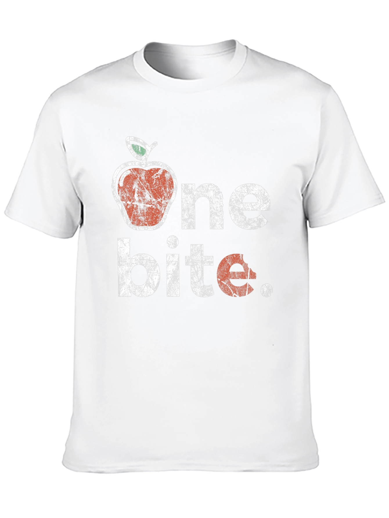 Black One Bite Apple Graphic T-Shirt - Unisex view 10
