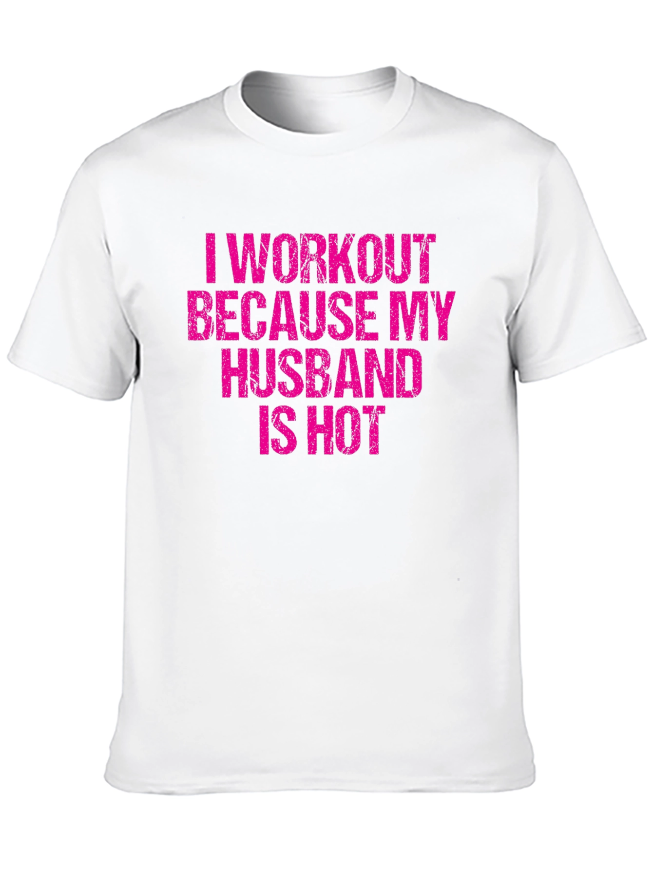 Black Funny Workout Husband Graphic T-Shirt view 10