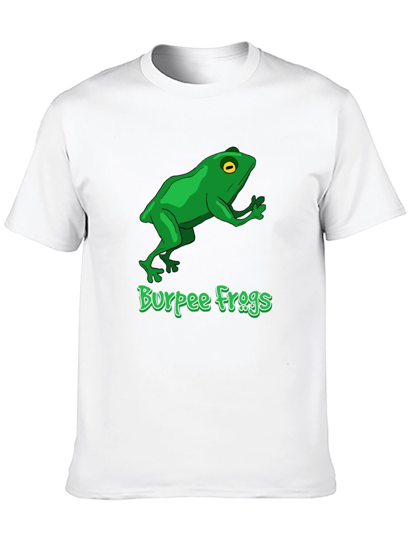 Black Burpee Frogs Graphic Tee - Black Cotton T-Shirt view 10