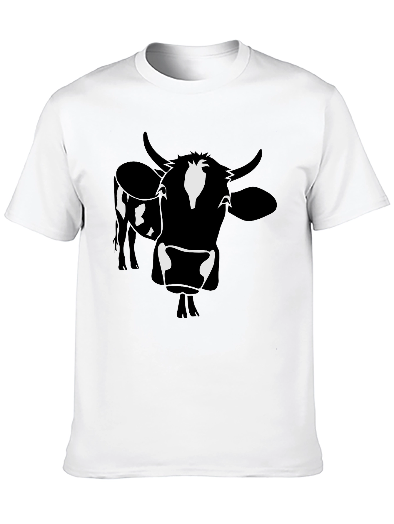 Black Black Cow Graphic Tee - Men's Short Sleeve Shirt view 10