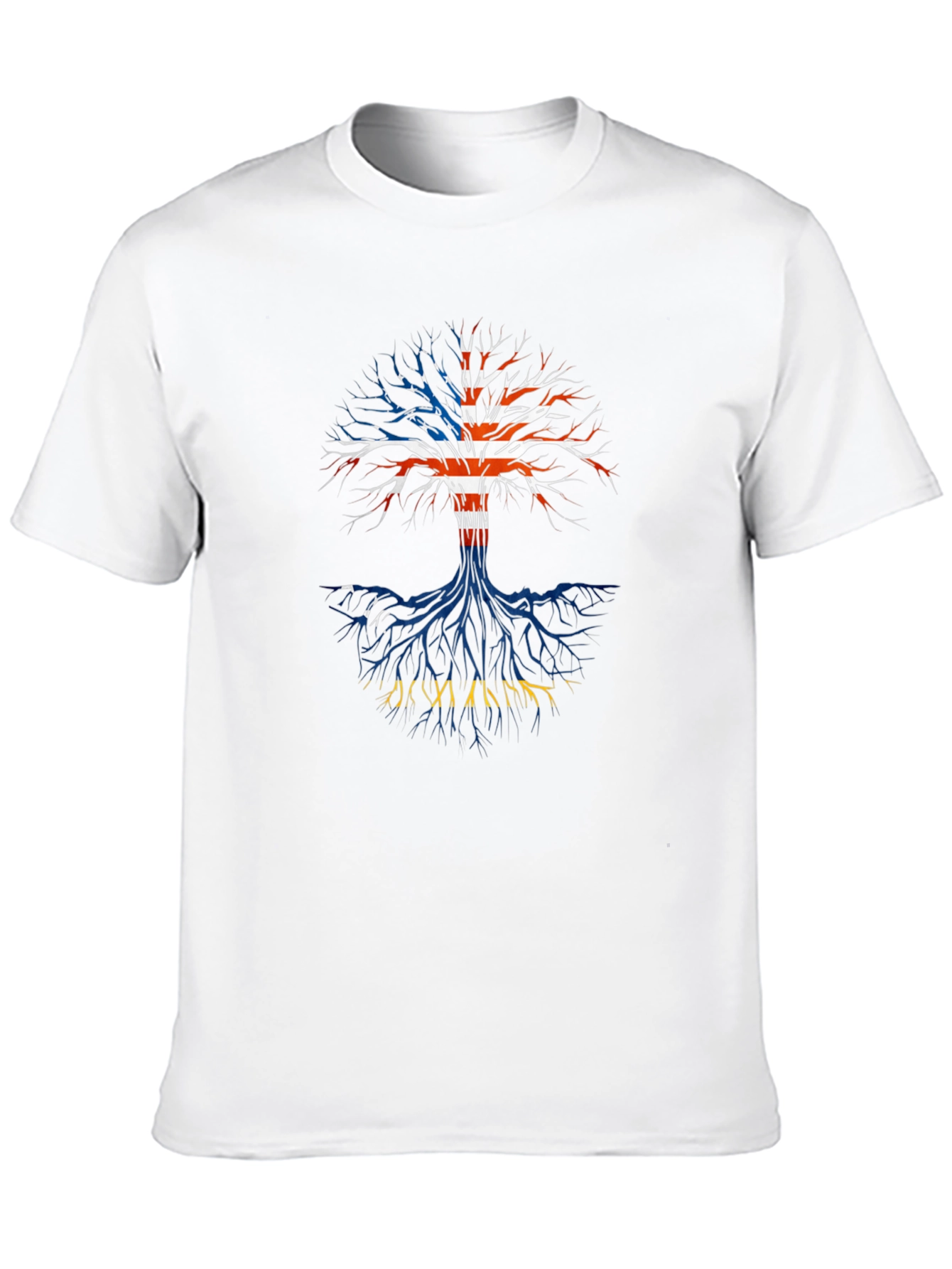 Black Patriotic Tree Graphic Tee view 10