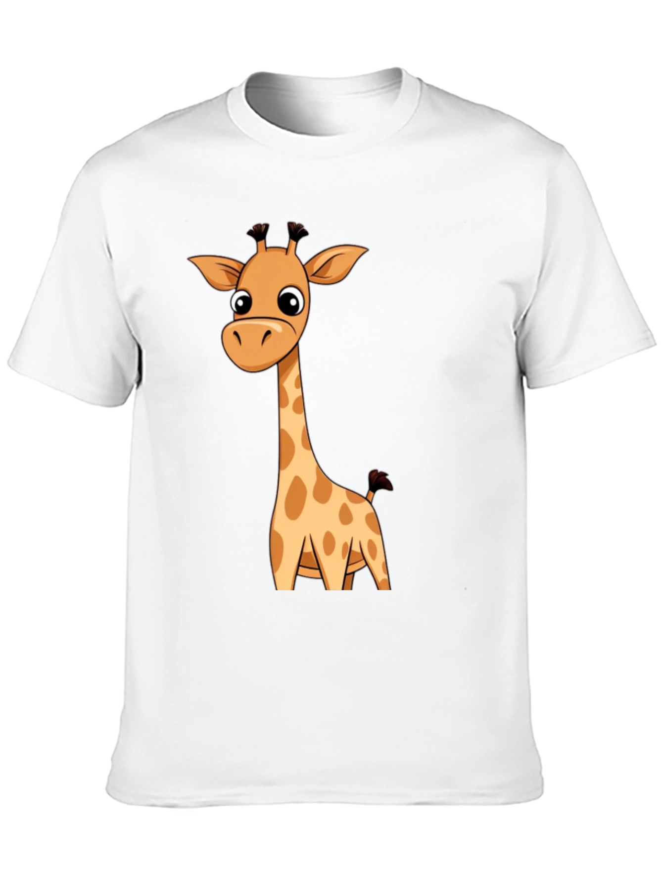 Black Giraffe Graphic Print T-Shirt view 10