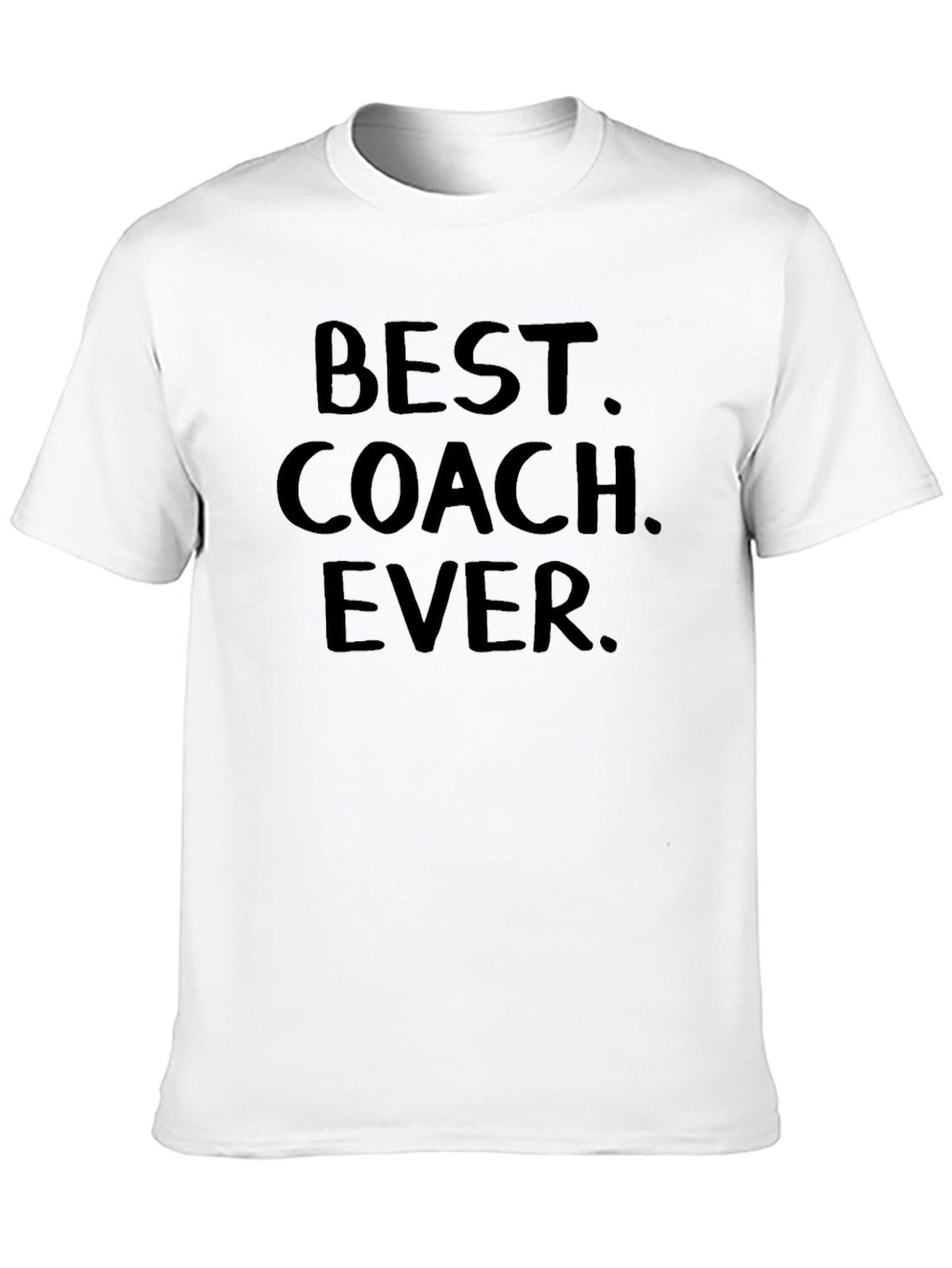 Black Best Coach Ever Graphic Tee view 10