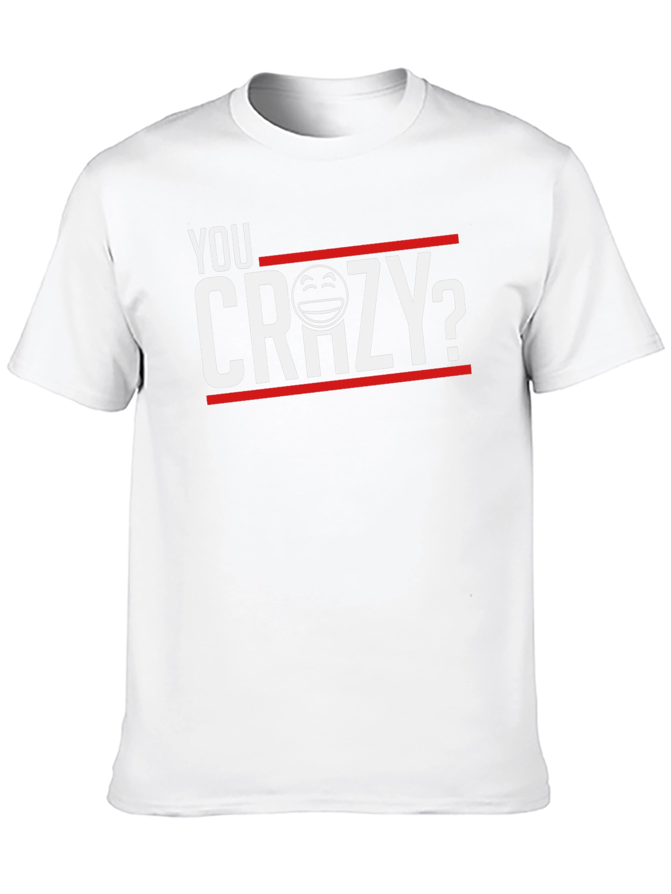 Black You Crazy? Graphic Tee - Black Short Sleeve Crew Neck T-Shirt view 10