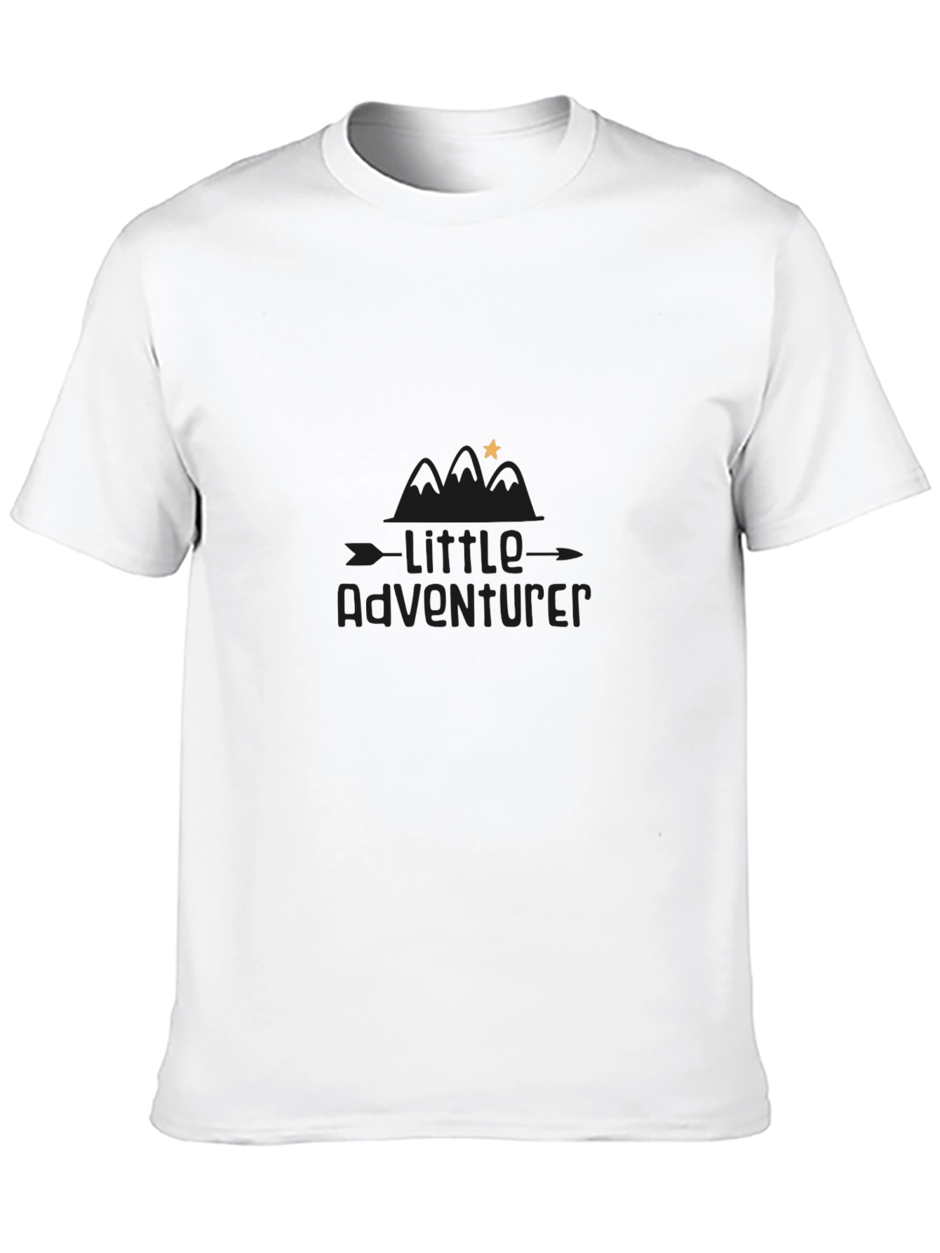 Black Little Adventurer Black Graphic Tee view 10