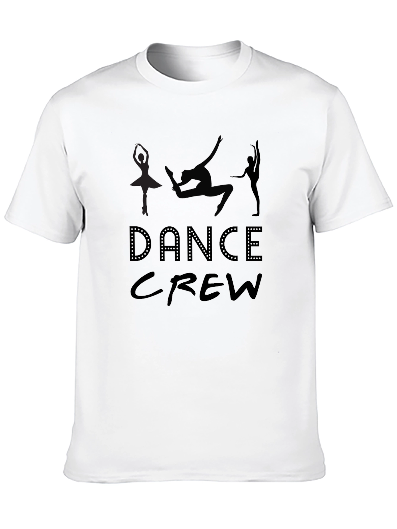 Black Dance Crew Graphic Tee - Black view 10