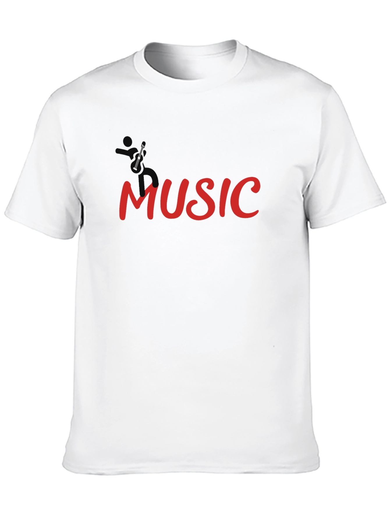 Black Music Graphic Black T-Shirt view 10