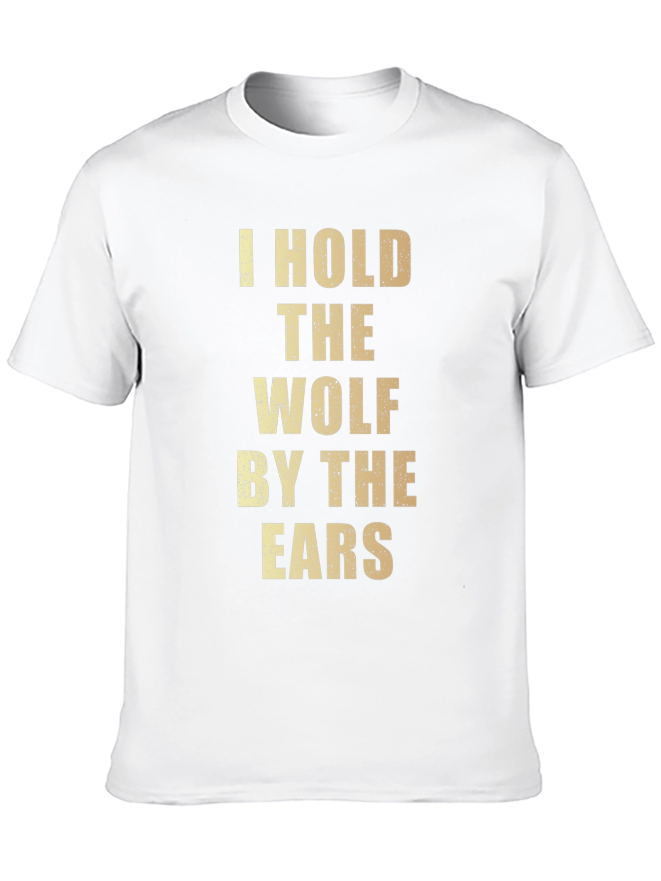 Black I Hold The Wolf By The Ears Graphic T-Shirt view 10