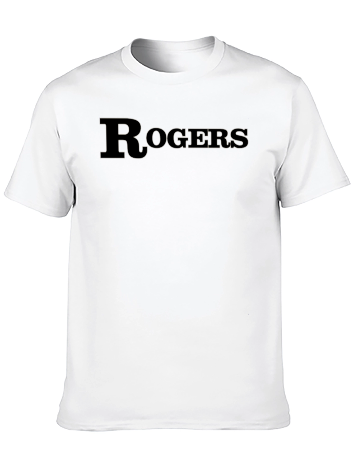 Black Rogers Black Graphic Tee - Classic Style view 10