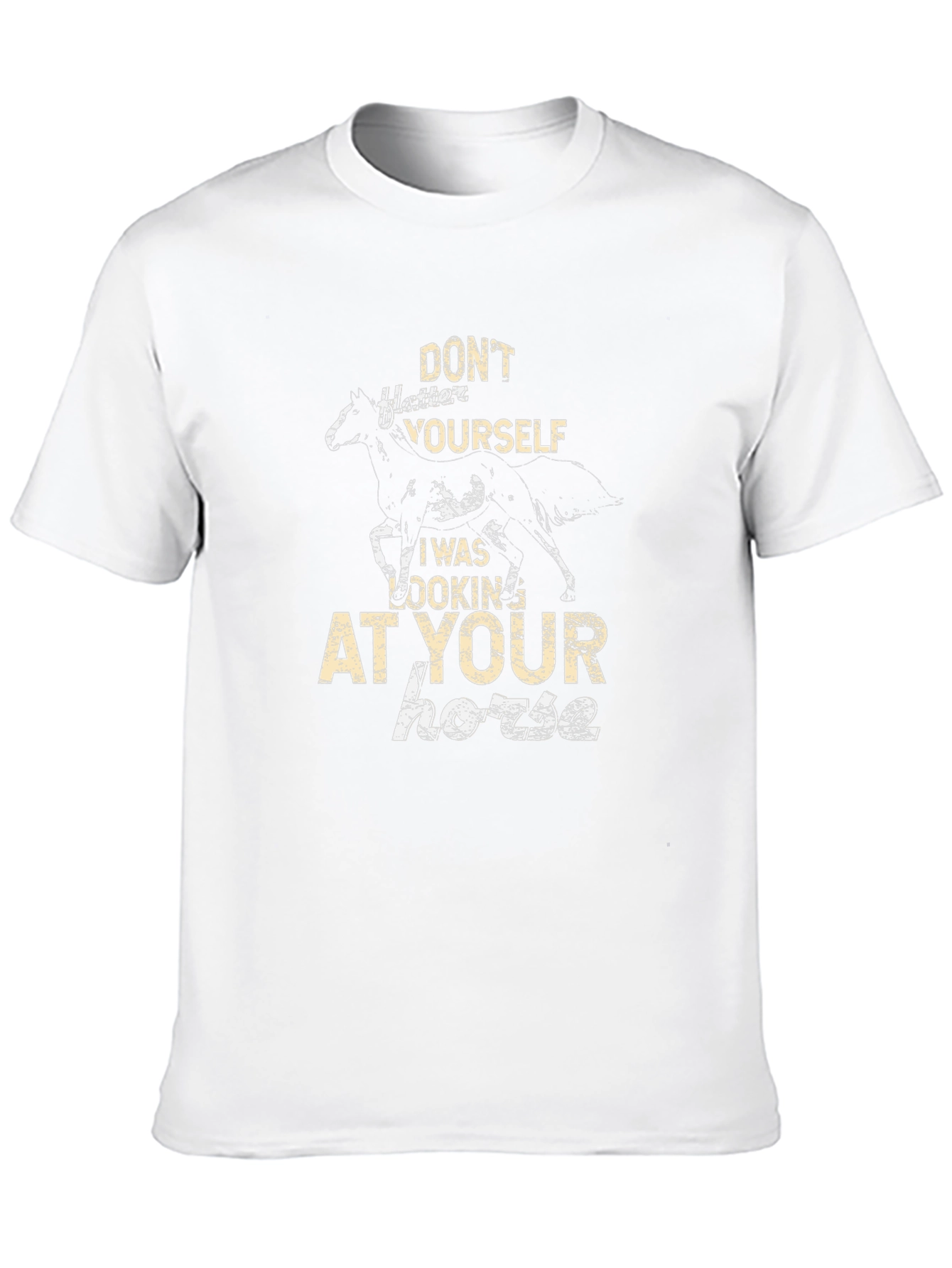 Black Horse Lover T-Shirt: Don't Flatter Yourself view 10