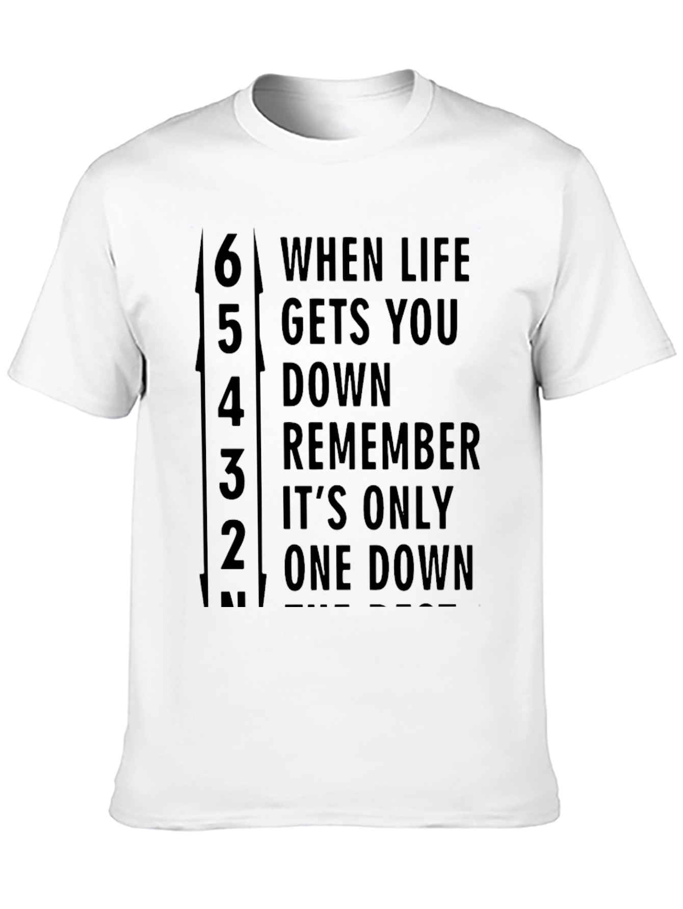 Black Gear Shift Life T-Shirt - When Life Gets You Down view 10