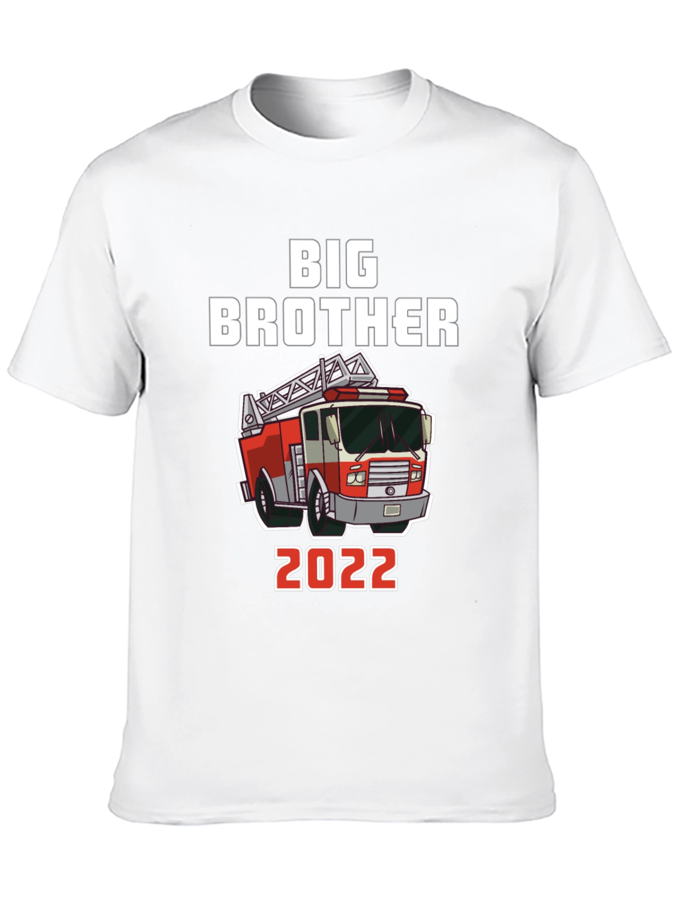 Black Big Brother Fire Truck 2022 T-Shirt view 10