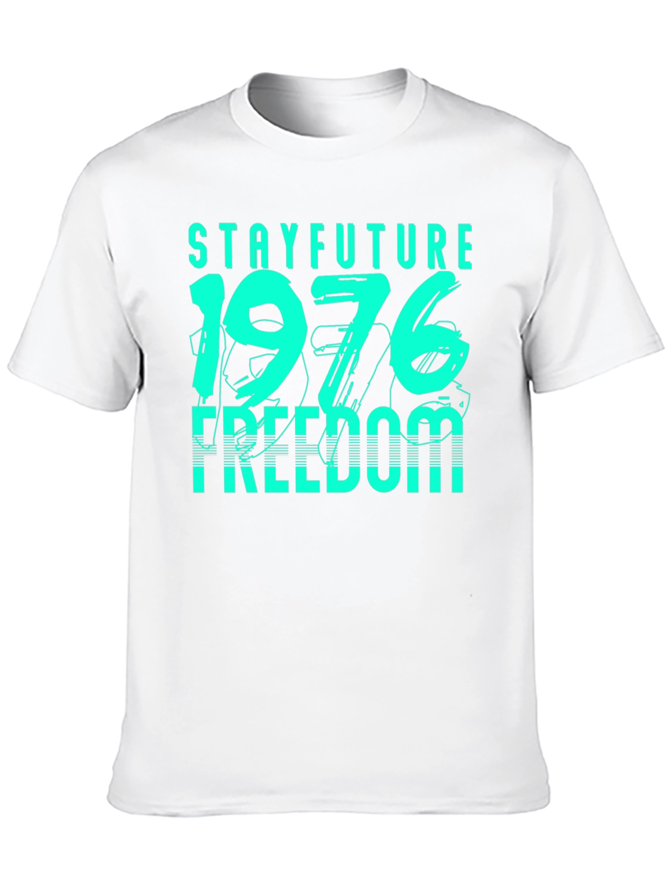 Black Stay Future 1976 Freedom Graphic Tee view 10