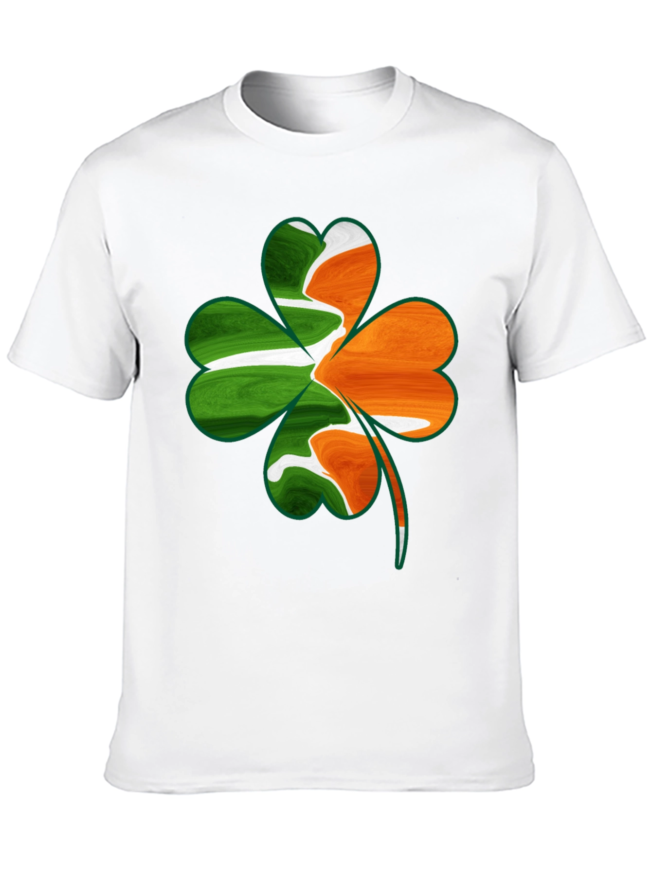 Black Irish Shamrock Graphic Tee - St. Patrick's Day view 10