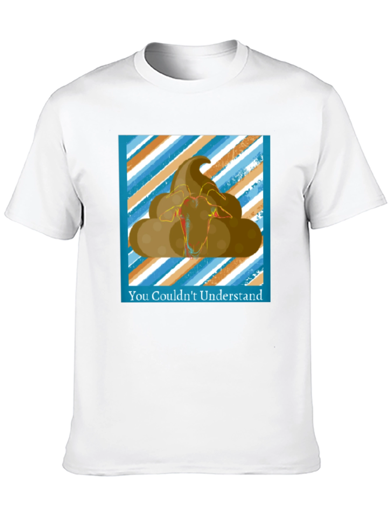 Black Funny Goat Poop T-Shirt - You Couldn't Understand view 10