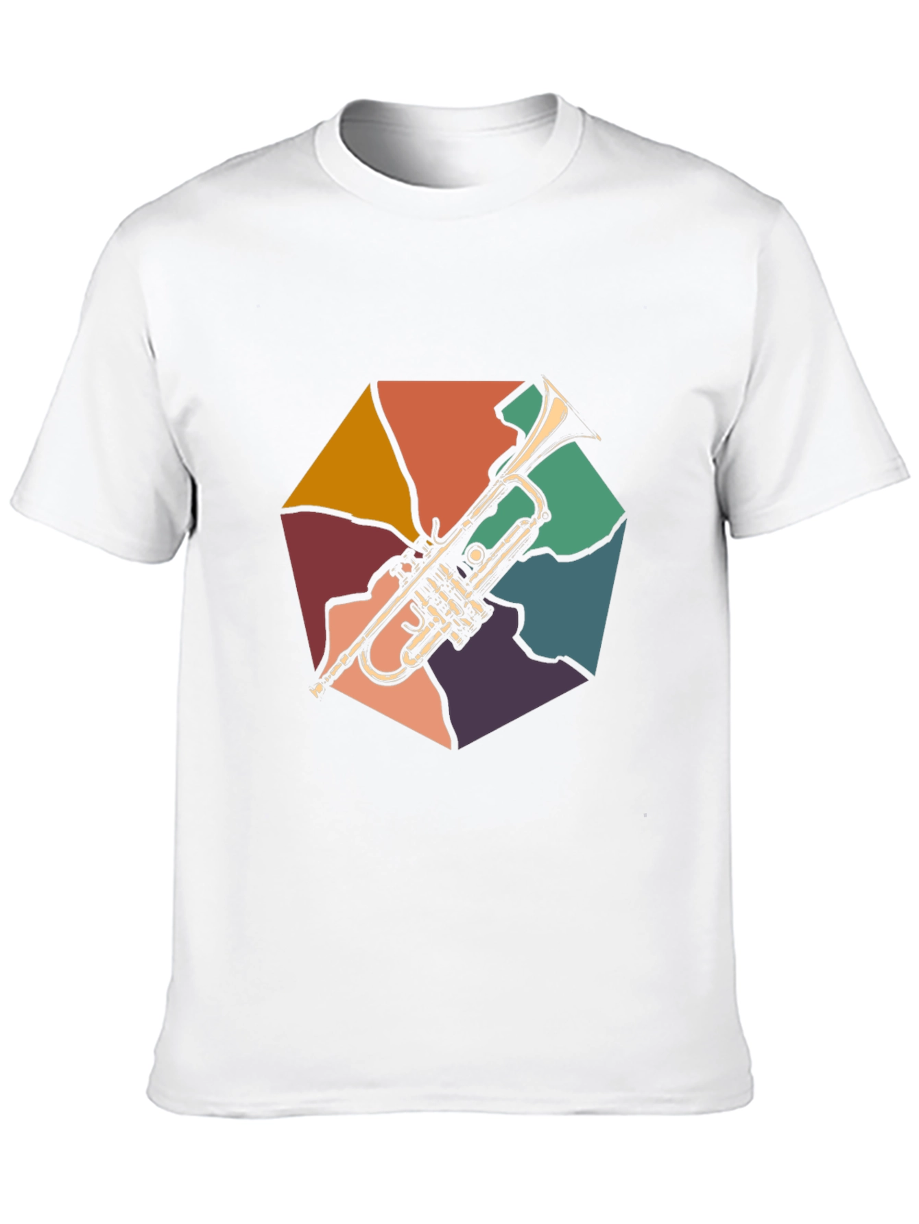 Black Trumpet Retro T-Shirt - Black view 10