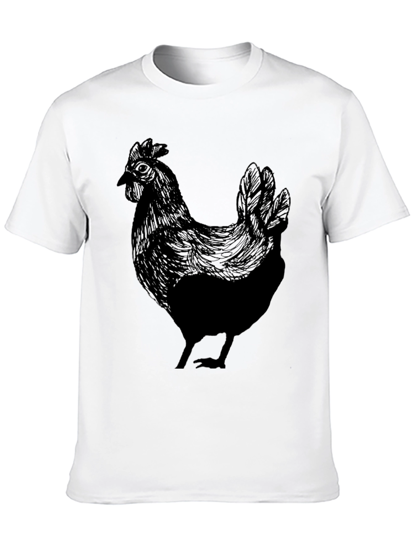 Black Black Chicken Graphic Tee - Men's Crew Neck view 10