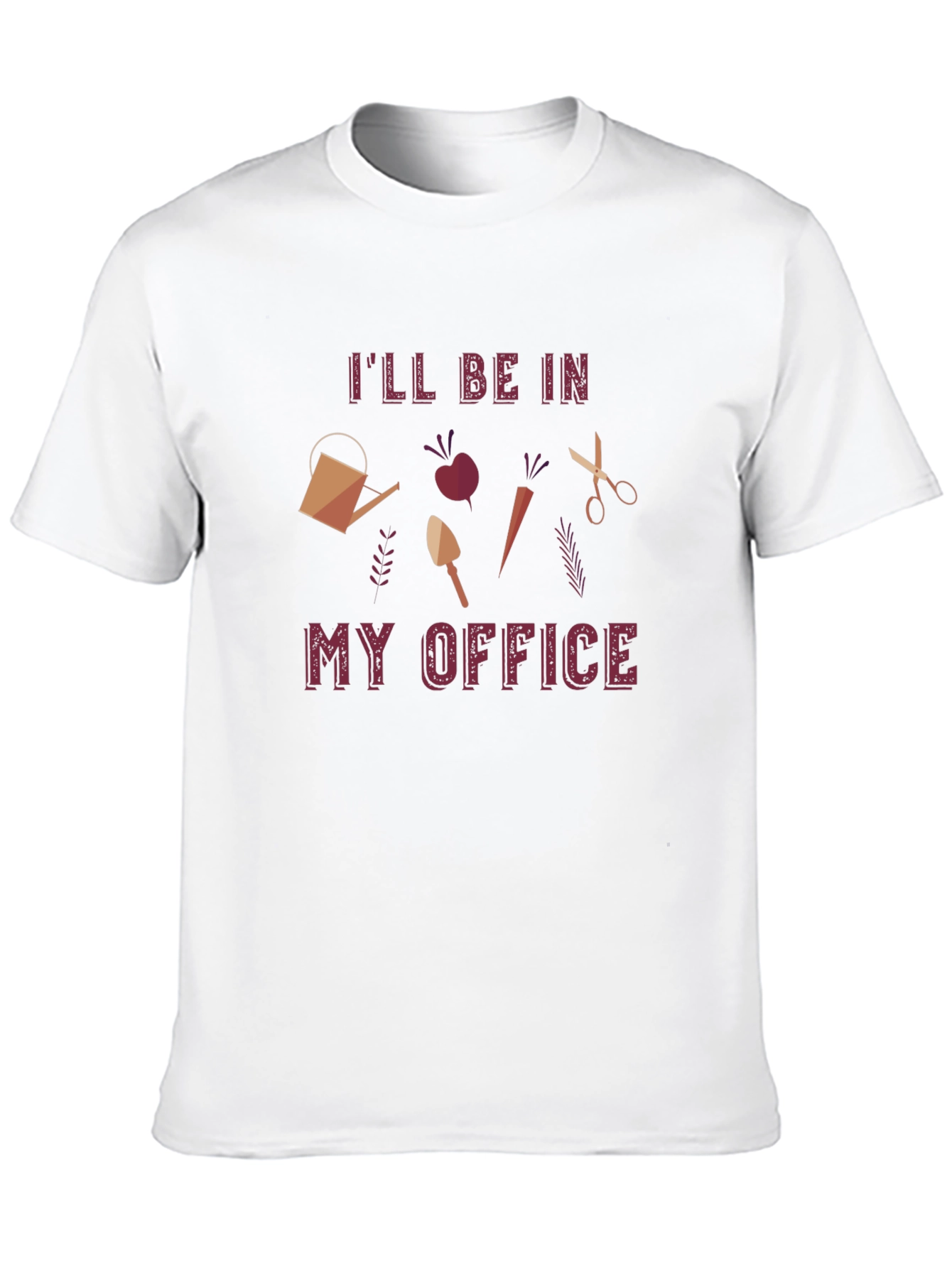 Black Gardening T-Shirt: My Office view 10