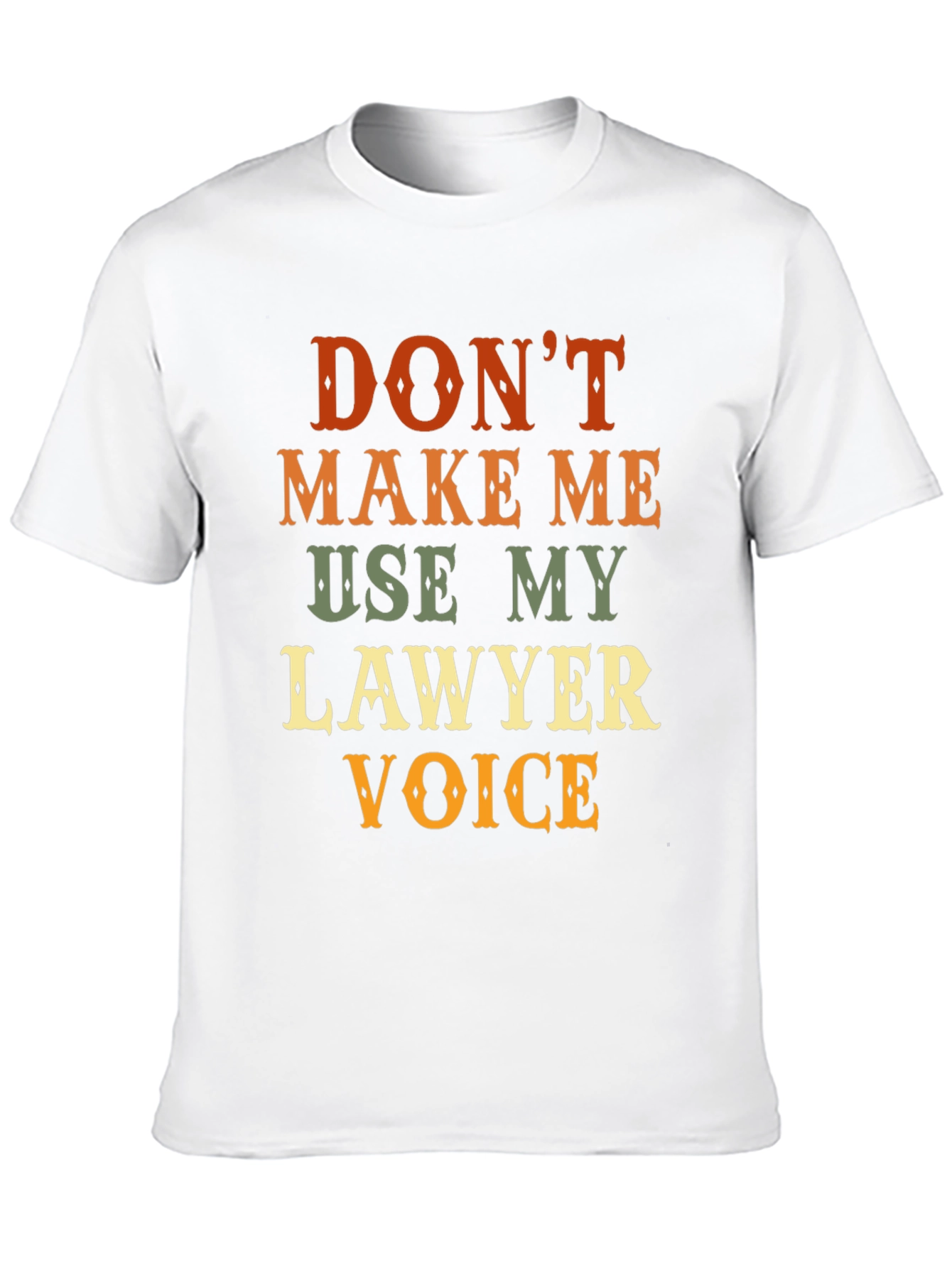 Black Lawyer Voice Novelty Graphic T-Shirt view 10