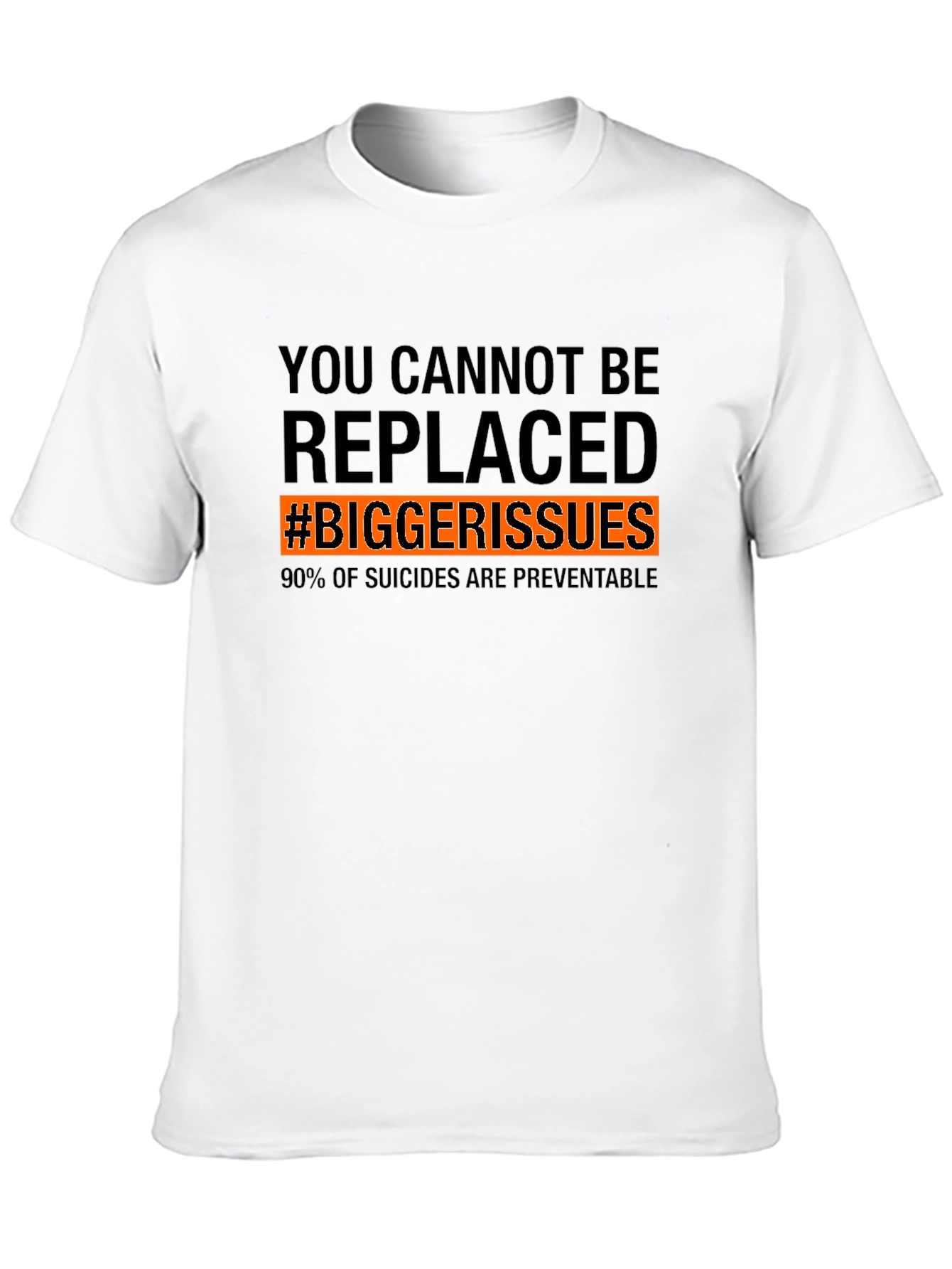 Black You Cannot Be Replaced T-Shirt view 10