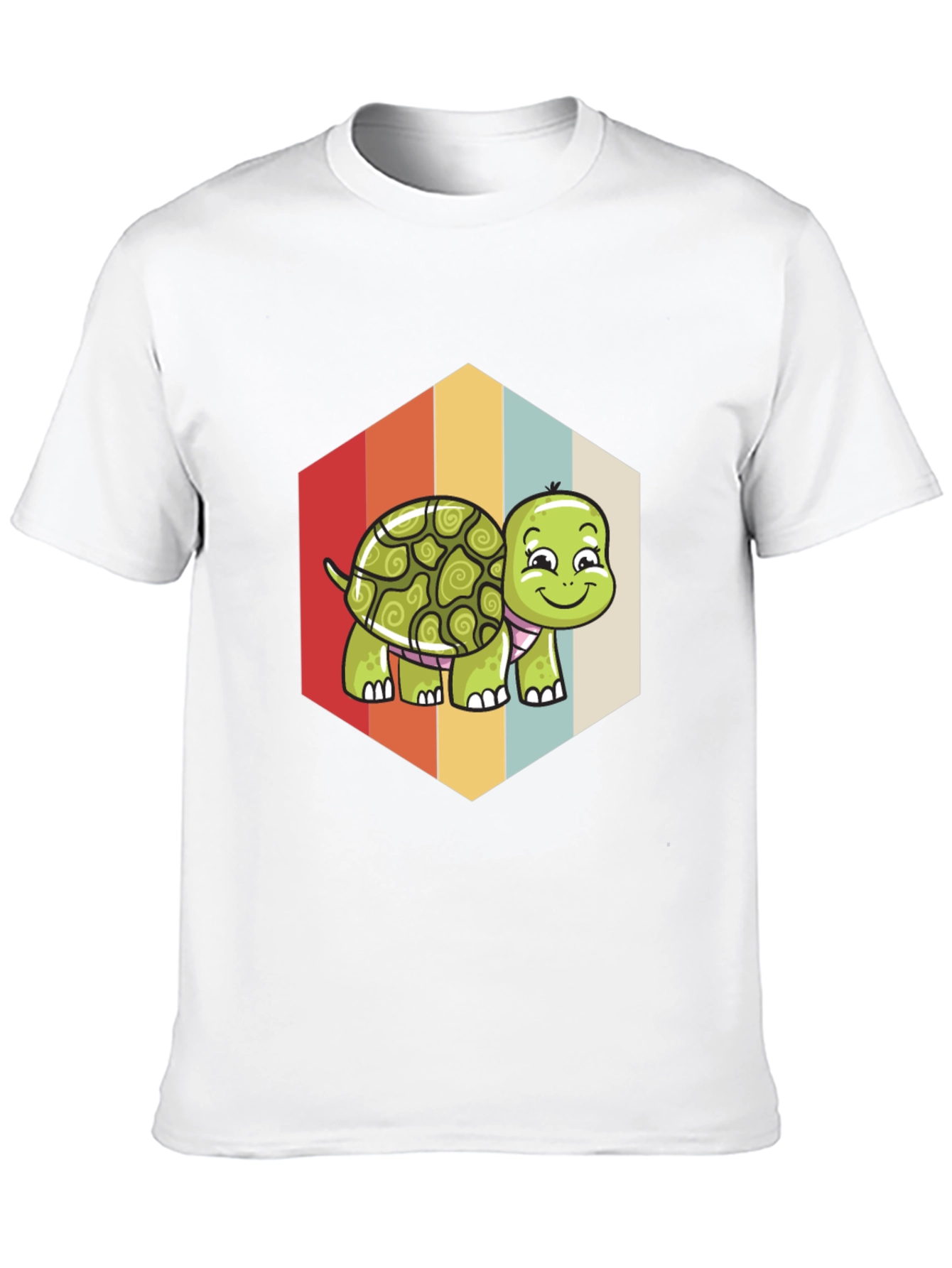 Black Retro Turtle T-Shirt - Cute Graphic Tee view 10