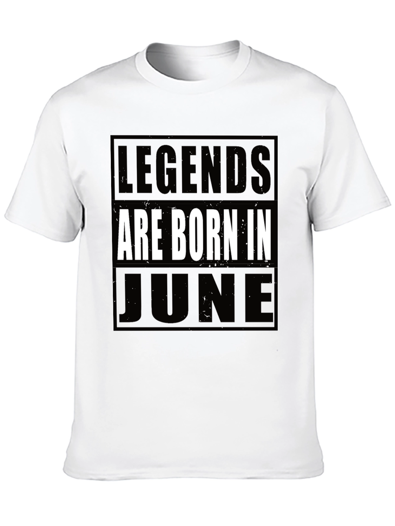 Black Legends Are Born In June T-Shirt view 10