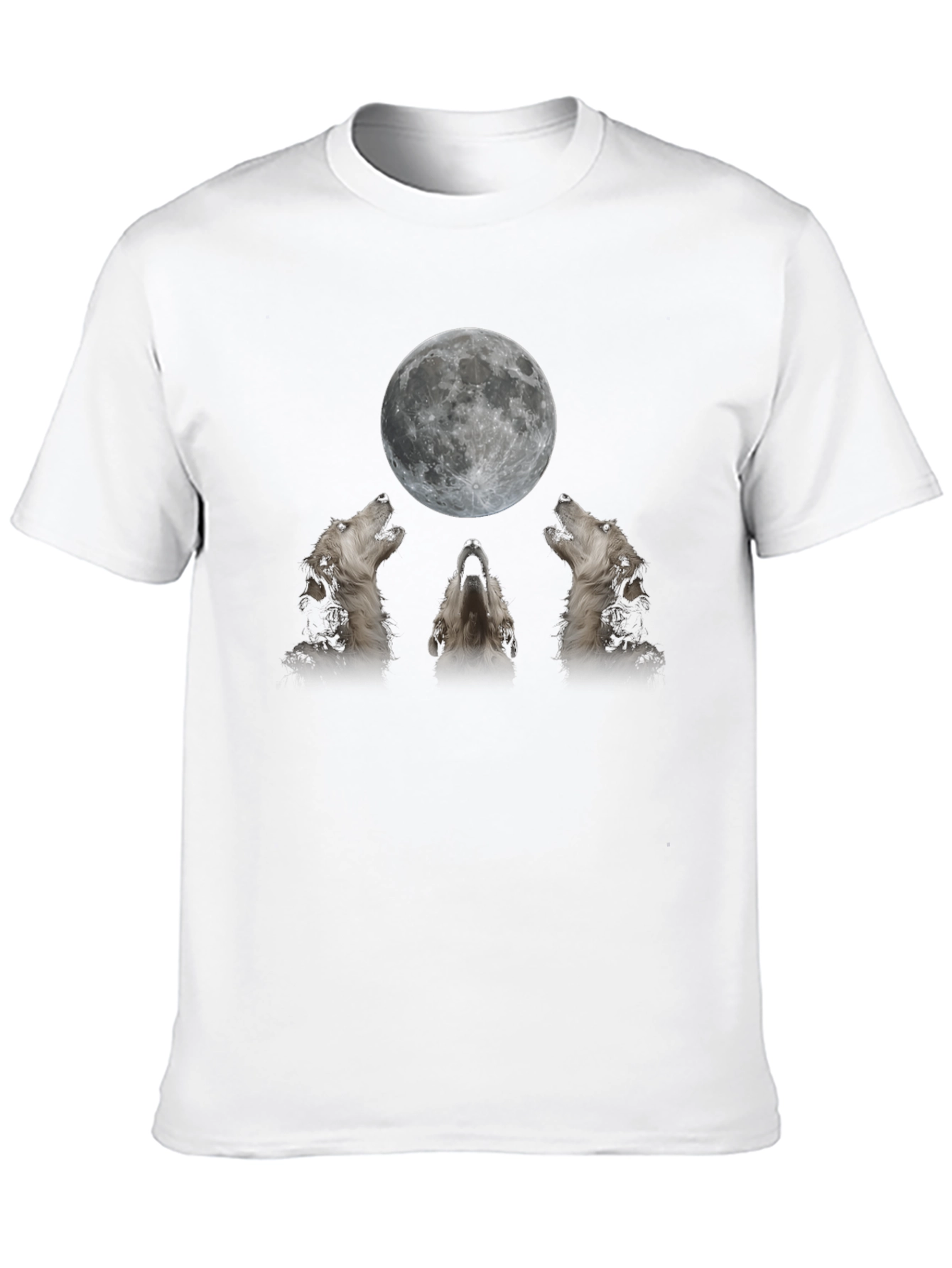 Black Wolf Moon Graphic Tee - Black T-Shirt view 10