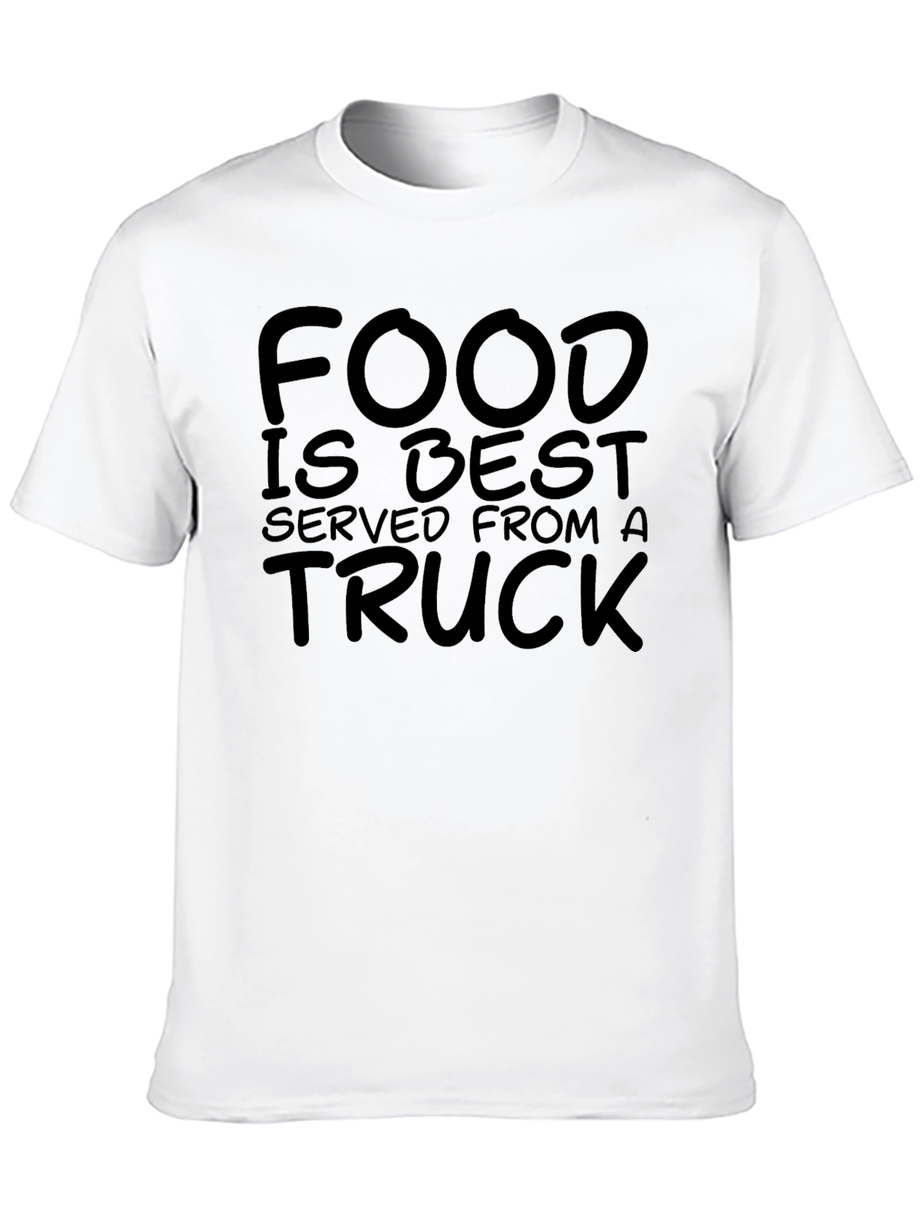 Black Food Truck Lover Black Cotton Tee view 10