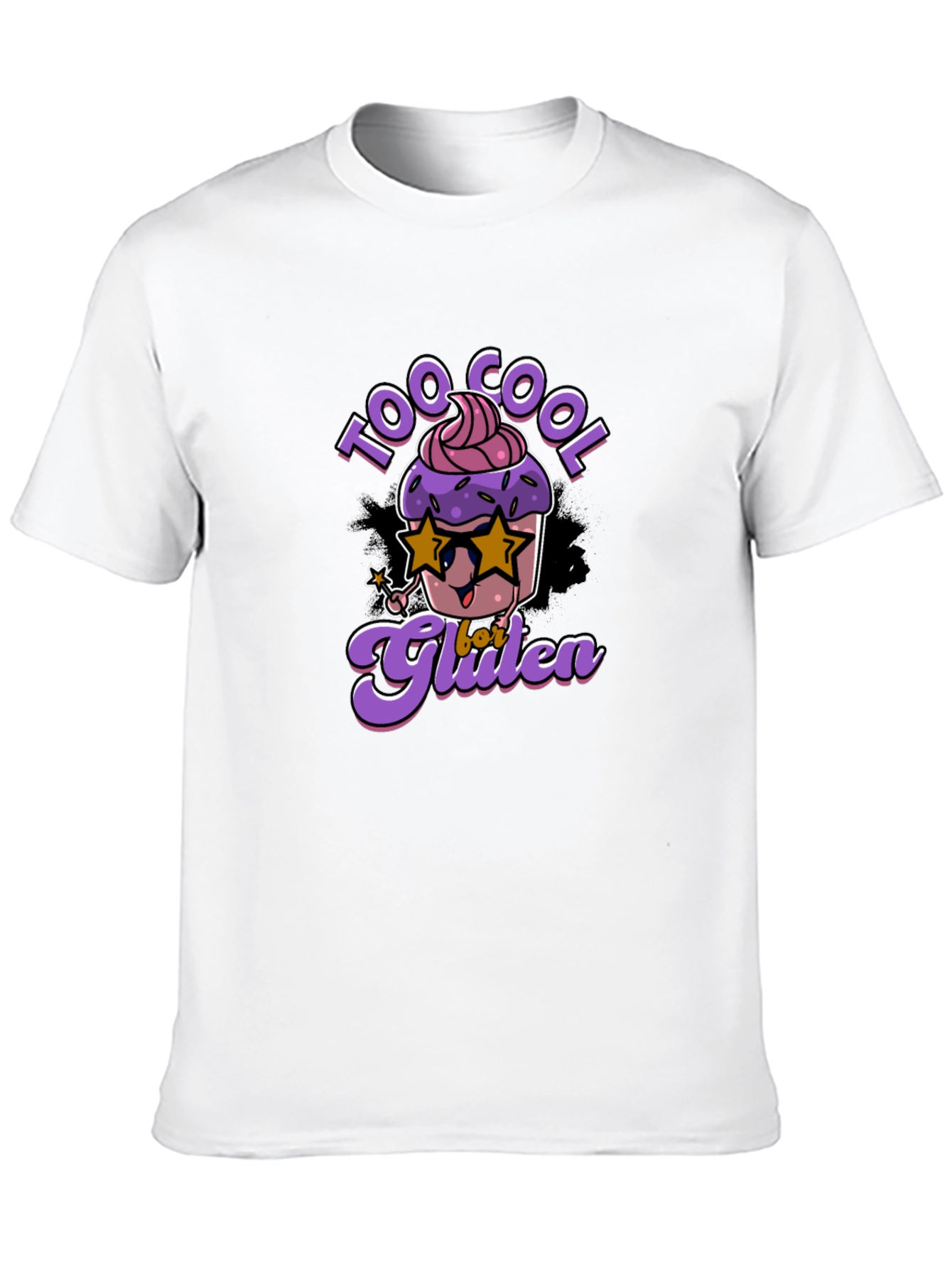 Black Too Cool for Gluten T-Shirt view 10