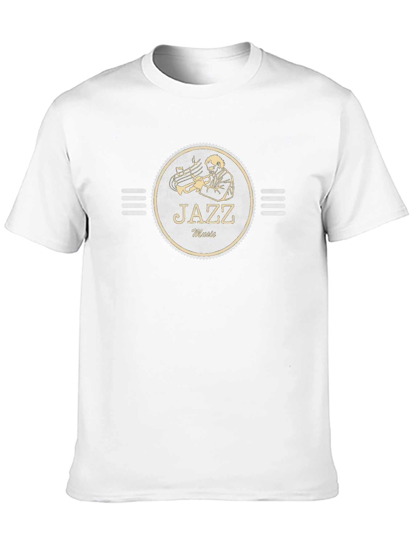 Black Jazz Music Graphic T-Shirt - Black view 10
