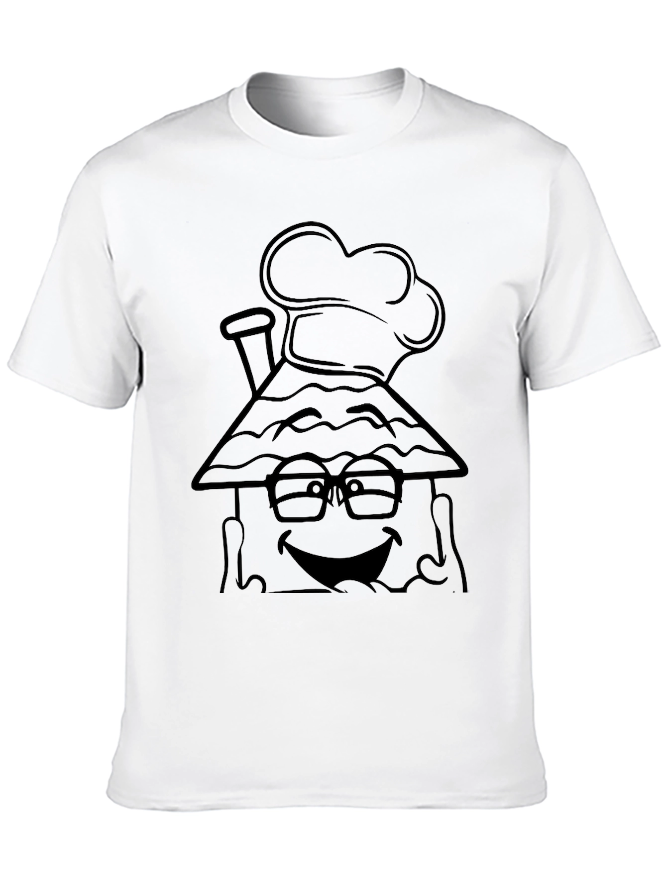 Chef Volcano House Graphic T-Shirt - 10