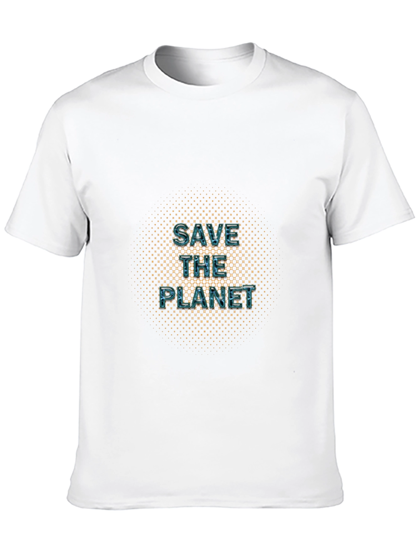 Black Save The Planet Graphic Tee - Black Cotton Blend view 10