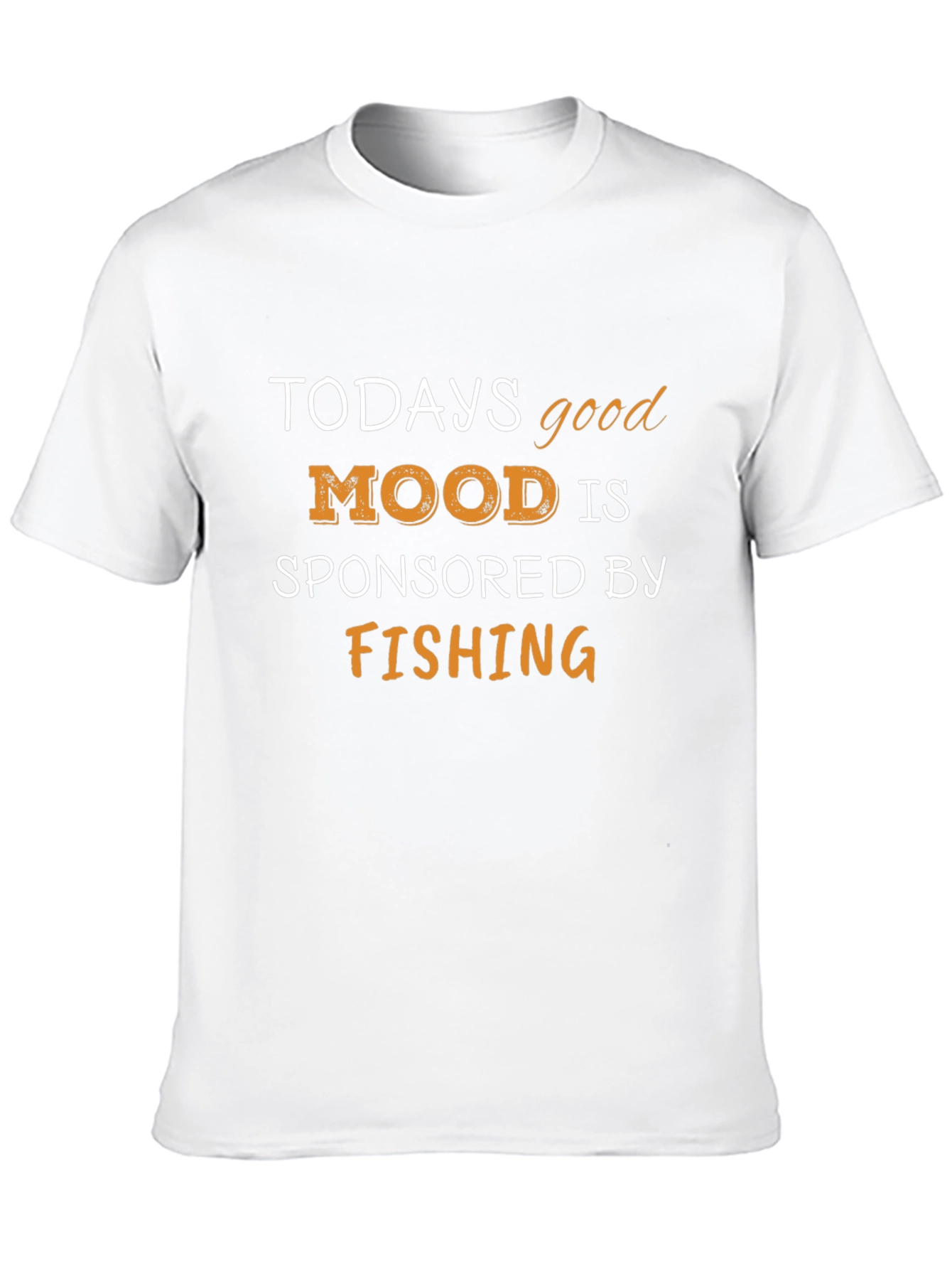 Black Today's Good Mood Fishing T-Shirt view 10