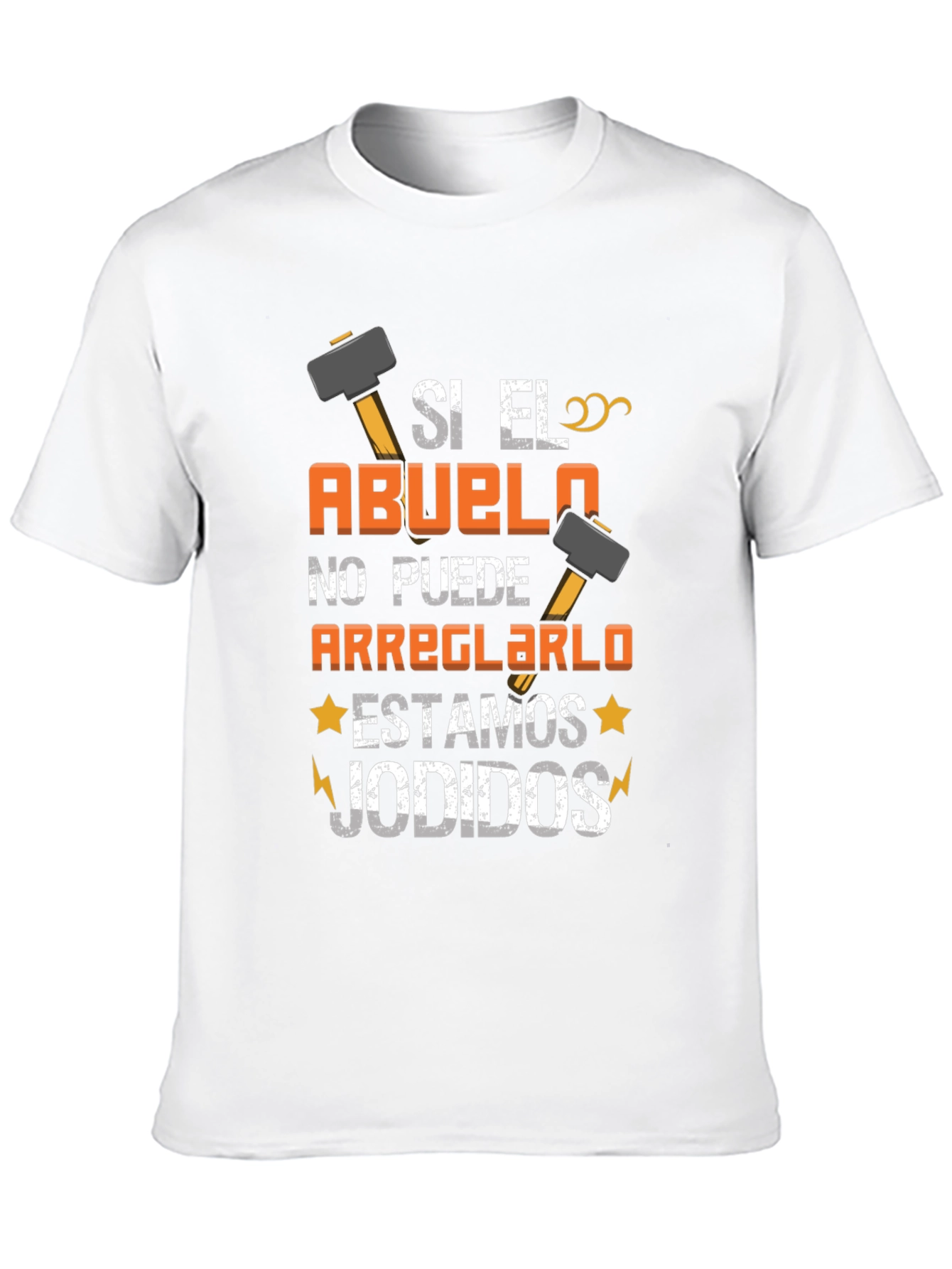 Black Si El Abuelo T-Shirt: Funny Grandpa Fix-It Tee view 10