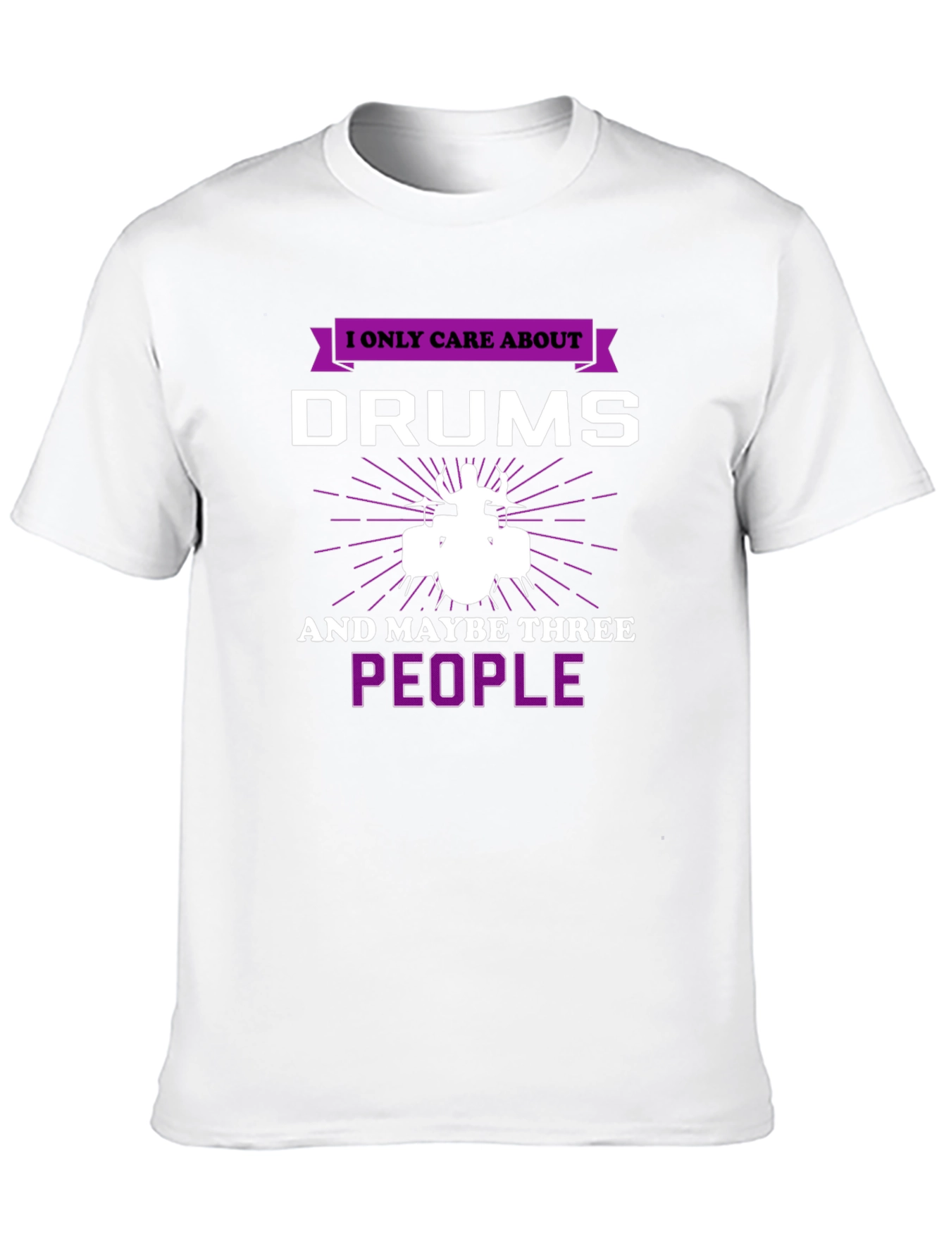 Black Drums & Three People Graphic Tee view 10