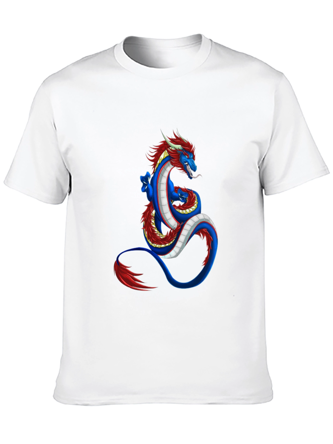 Black Dragon Graphic Tee - Black Cotton Blend view 10