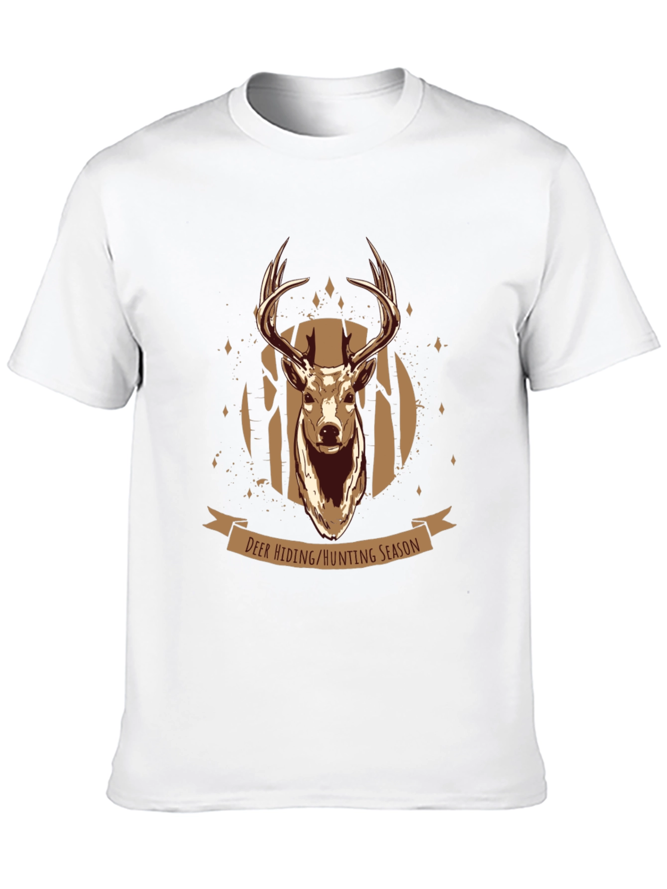 Black Deer Hunting Season Graphic Tee view 10