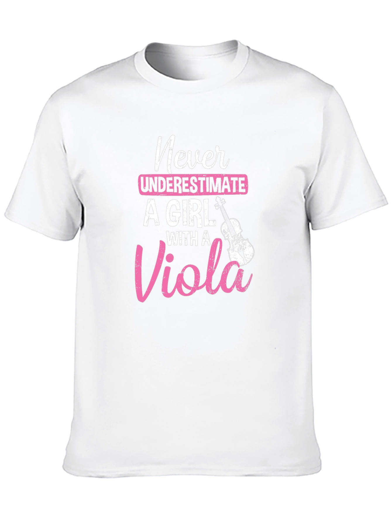 Black Never Underestimate A Girl With A Viola T-Shirt view 10
