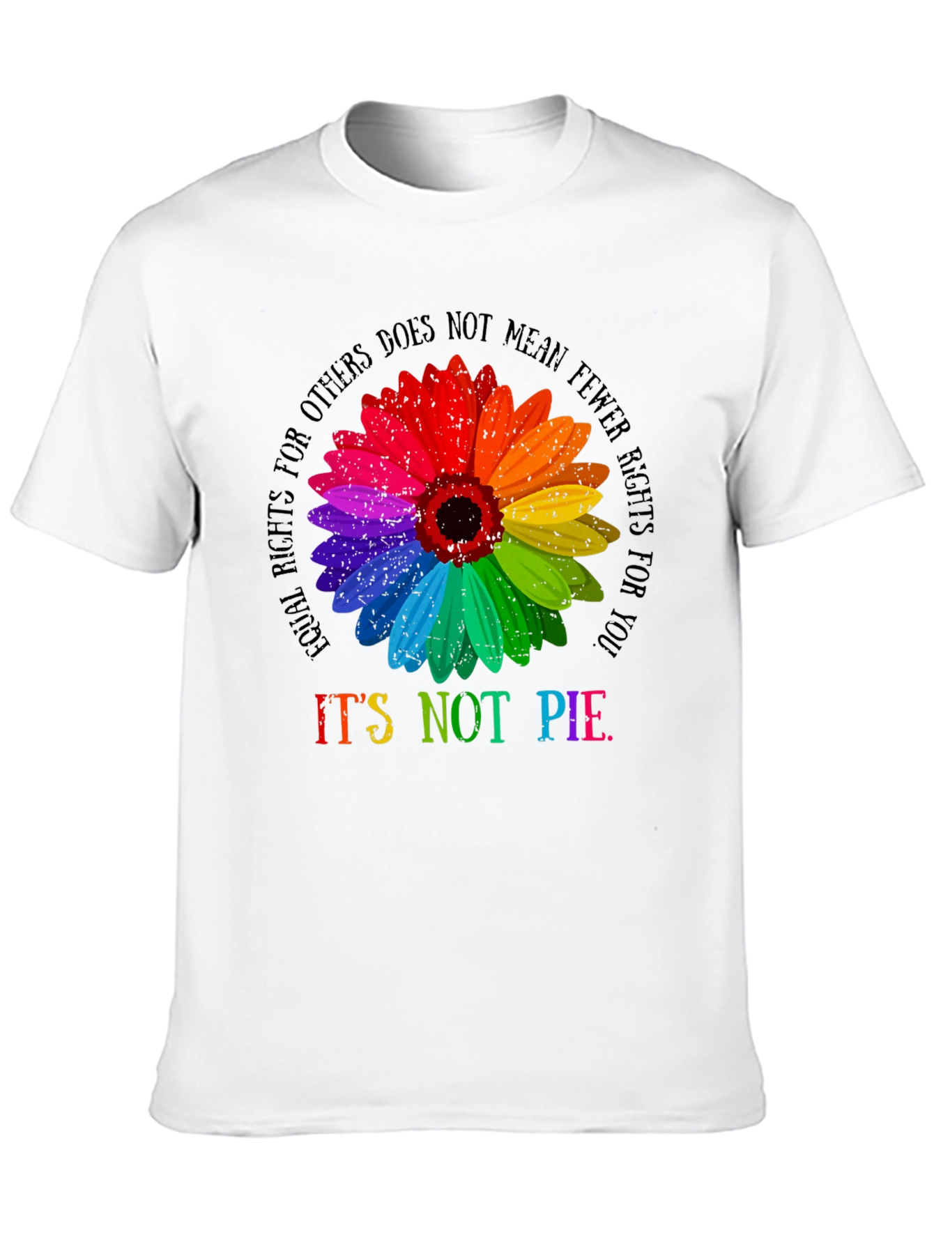 Black LGBTQ+ Rights Equality Sunflower Graphic Tee view 10