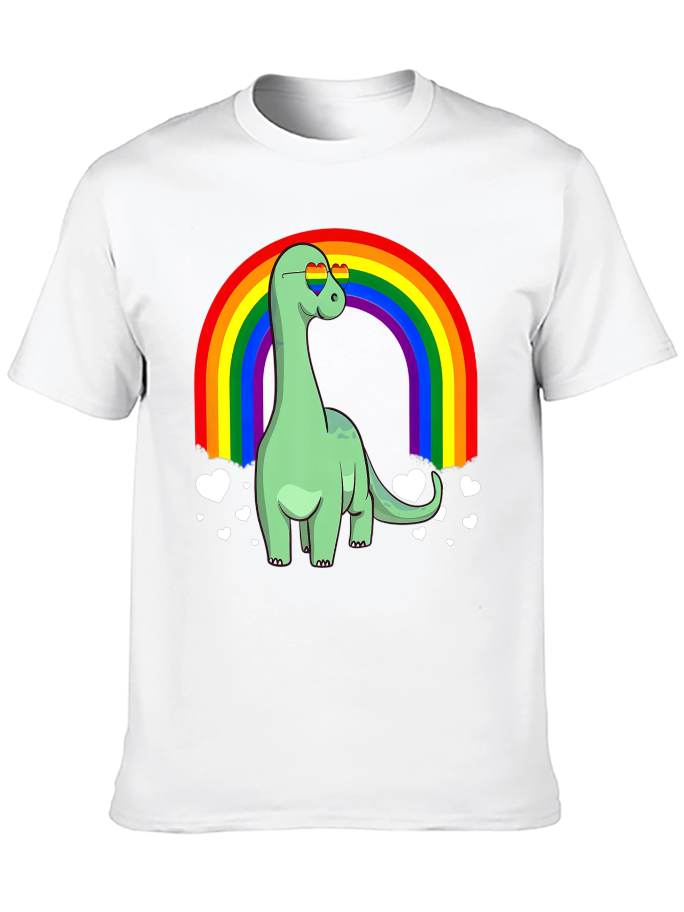Dino Rainbow Pride T-Shirt - 10