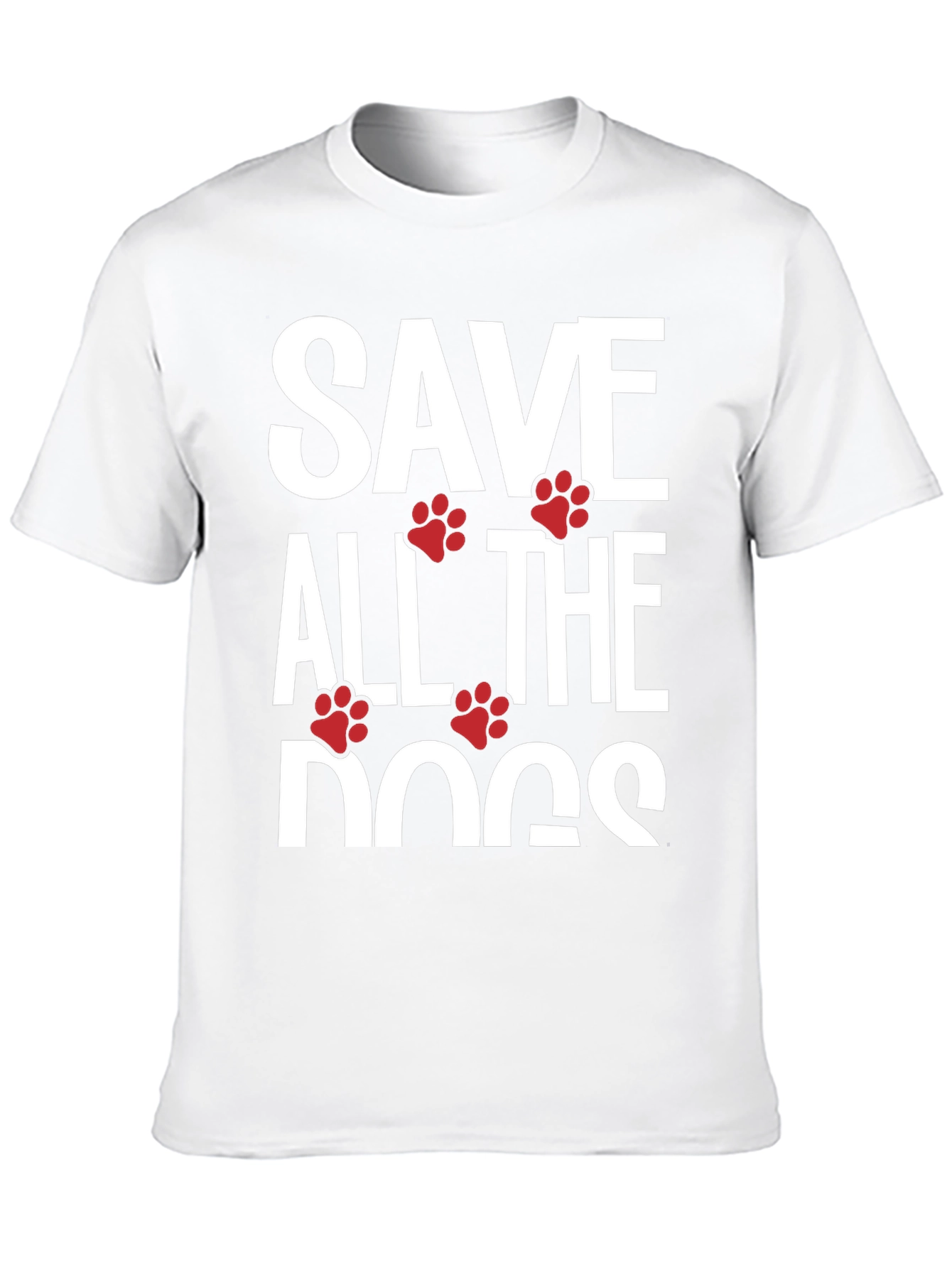 Black Save All The Dogs T-Shirt - Animal Lover Tee view 10