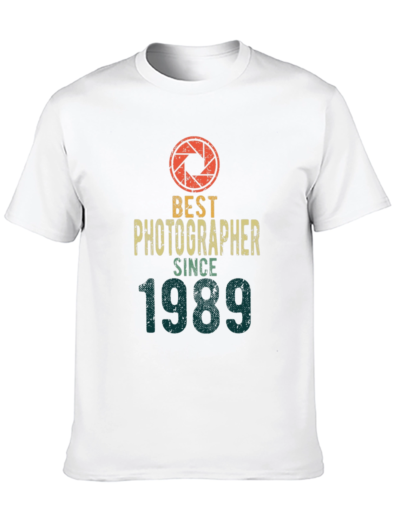 Black Best Photographer Since 1989 T-Shirt view 10