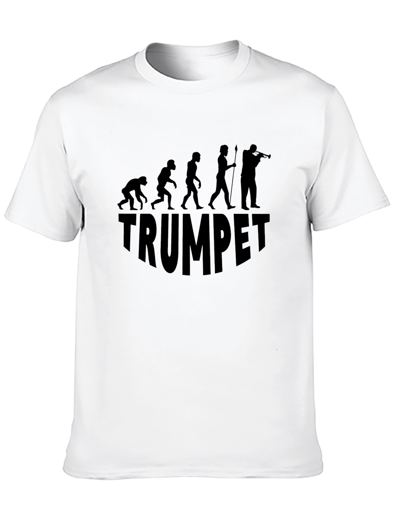 Black Trumpet Evolution Graphic Tee - Black view 10