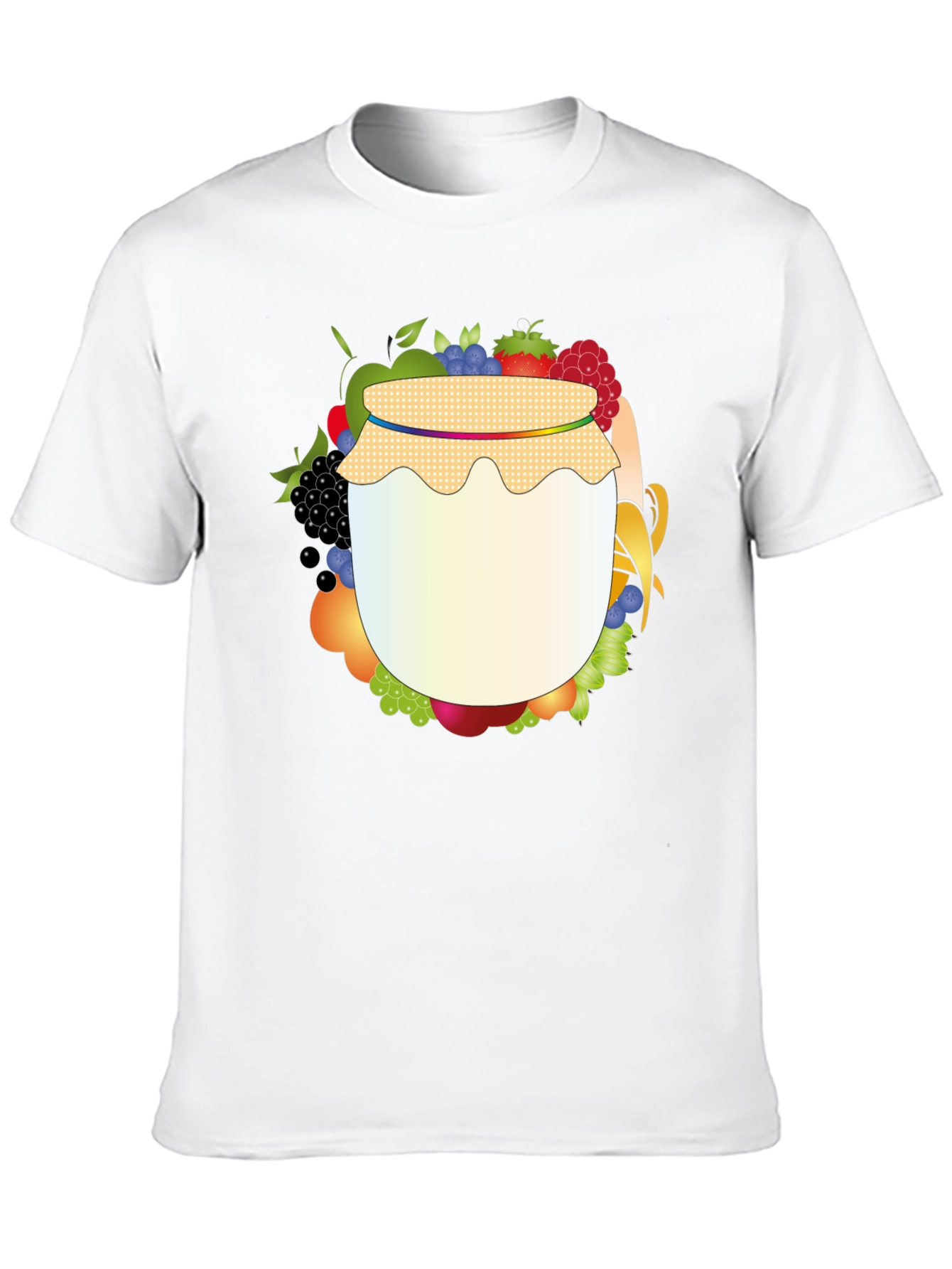 Black Fruity Jam Jar Graphic Tee view 10