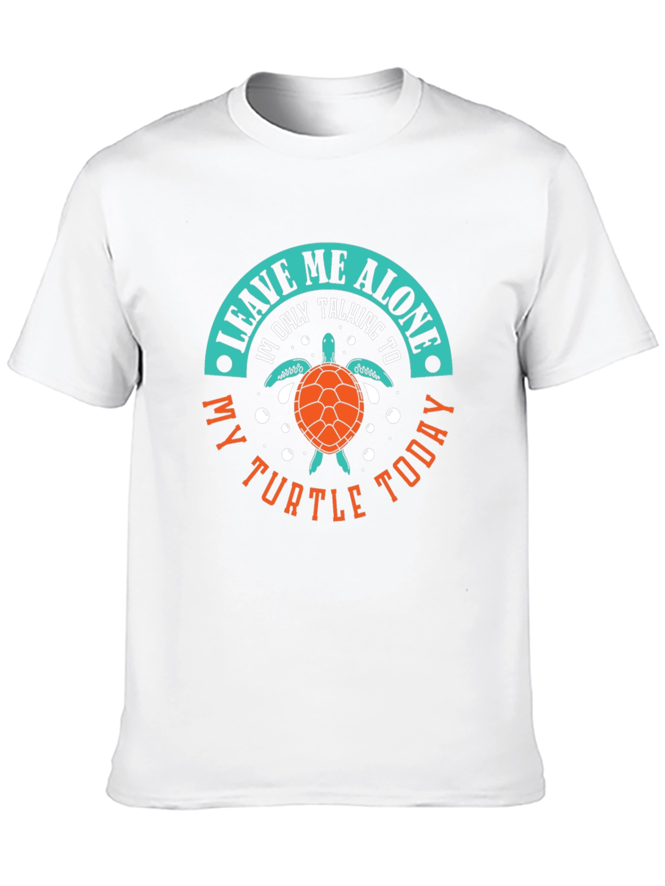 Black Leave Me Alone Turtle T-Shirt view 10