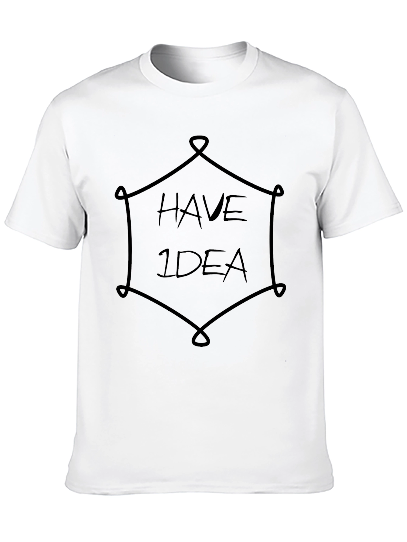 Black Have Idea Graphic Tee - Stylish Cotton T-Shirt view 10