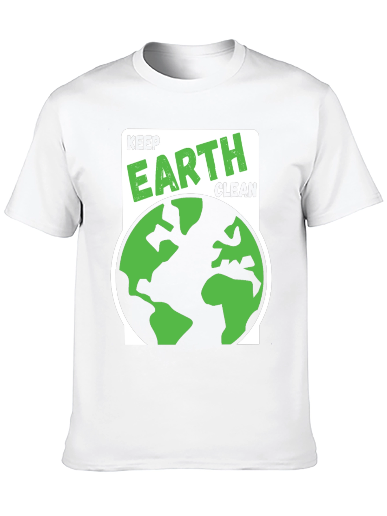 Black Keep Earth Clean Graphic T-Shirt view 10